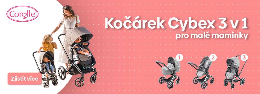 Corolle kočárek Cybex 3v1